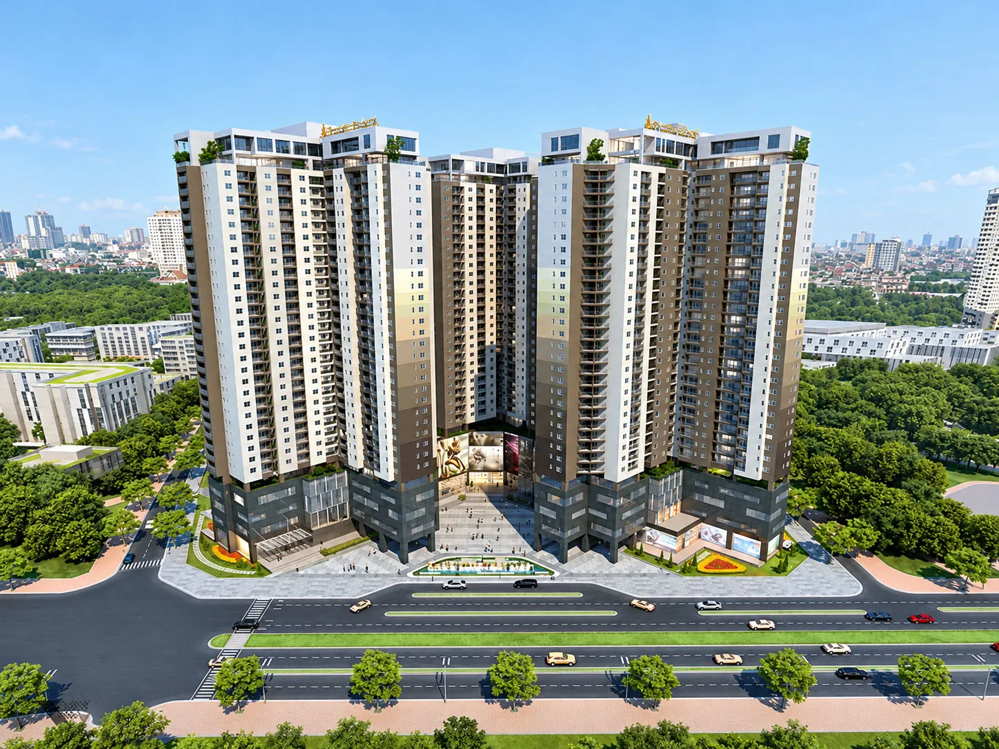 Thi công lắp đặt cửa Chung cư Golden Palace Mễ Trì, Hà Nội