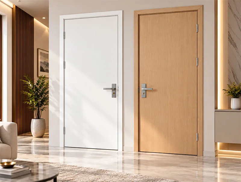 Cửa Phủ PVC Trơn Phẳng