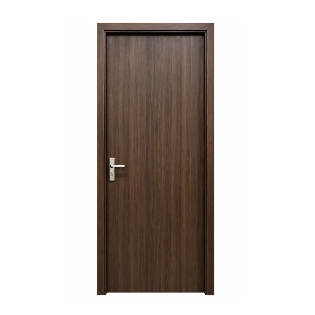 Cửa nhựa phủ PVC trơn phẳng QDC-P01