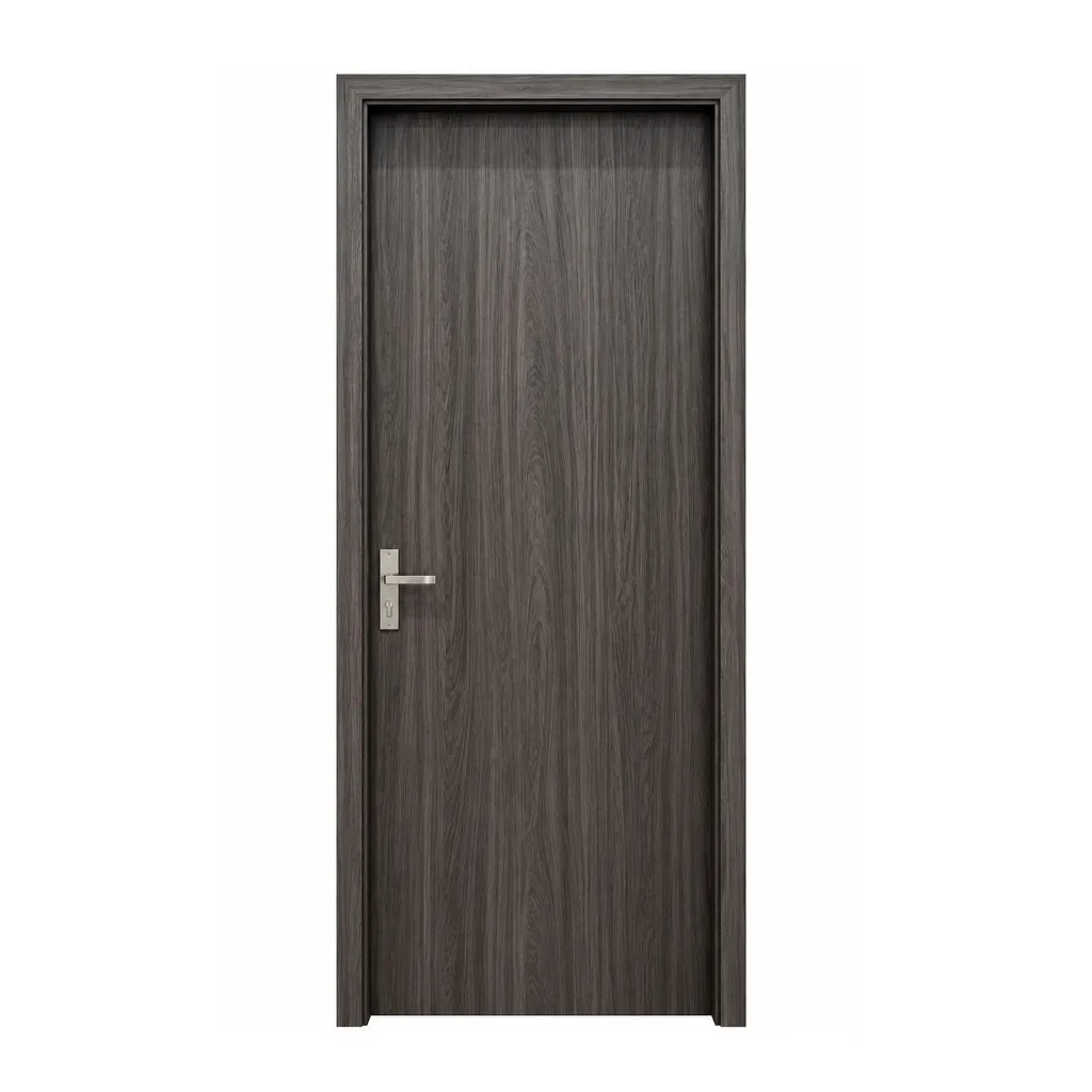 Cửa nhựa phủ PVC trơn phẳng QDC103