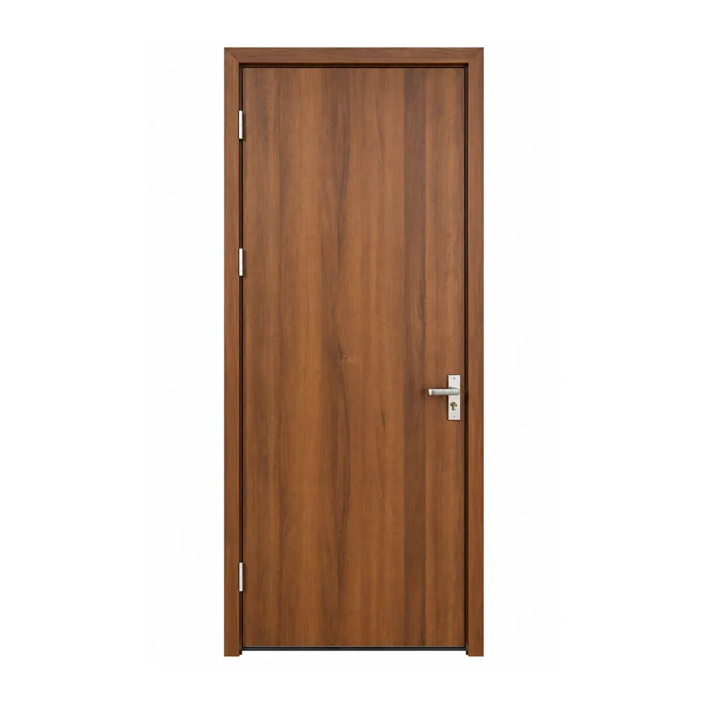 Cửa nhựa phủ PVC trơn phẳng QDC106