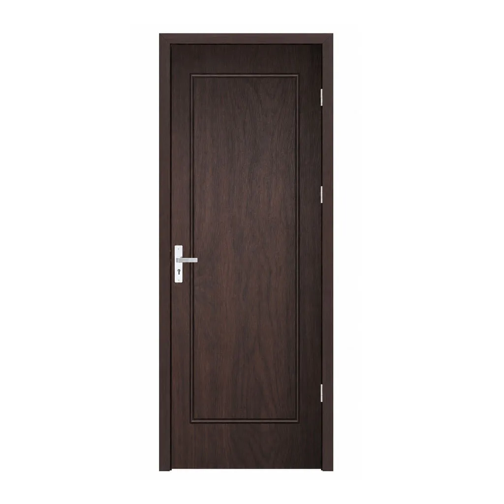 Cửa nhựa vân gỗ có phào QDC502