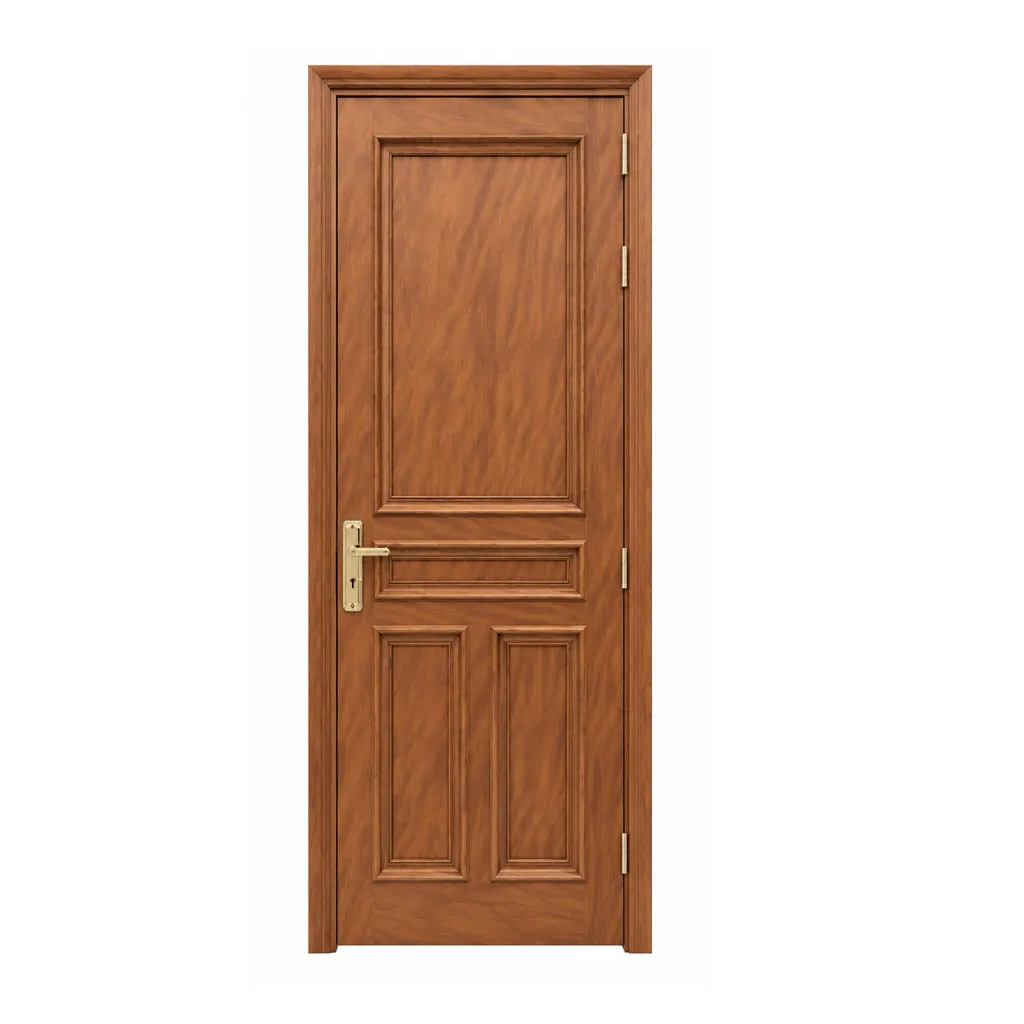 Cửa nhựa vân gỗ có phào QDC505